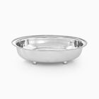 OVAL BOWL PEARL RIM PLATED 