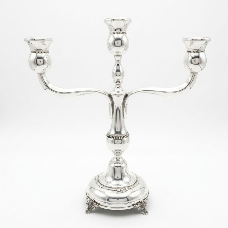 Filigree 3 Branch Candelabra 