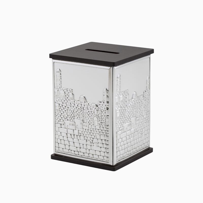 JERUSALEM CHARITY BOX PLATED+W 