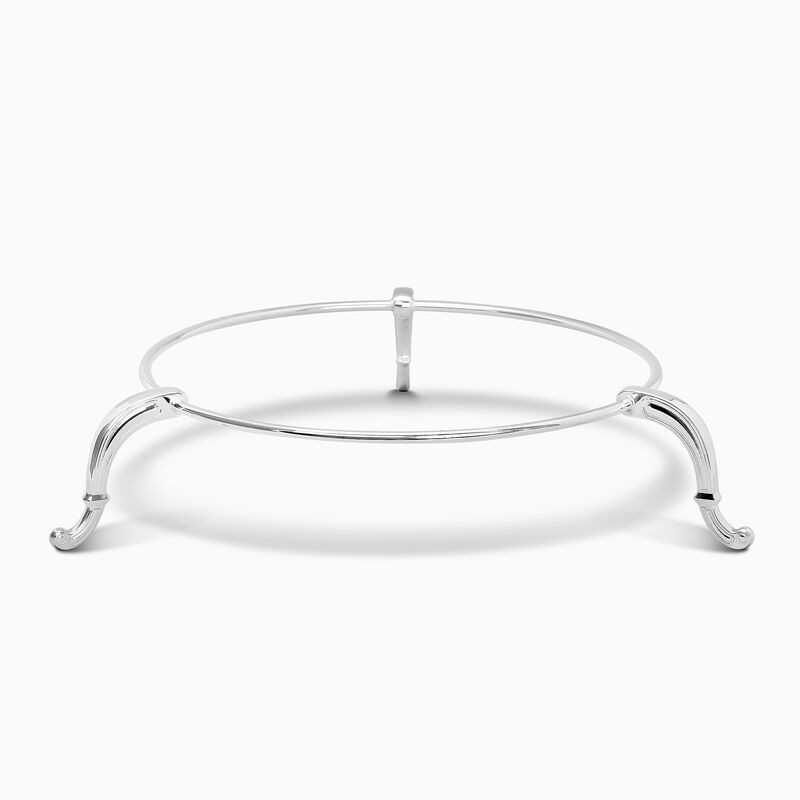 Jumbo Pesach Seder Plate Stand Sterling Silver 