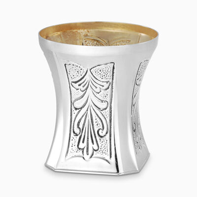Neora Decorated Liquor Cup Legacy Sterling Silver 