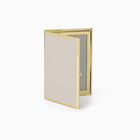 Pink and Gold Enamel Double Frame 