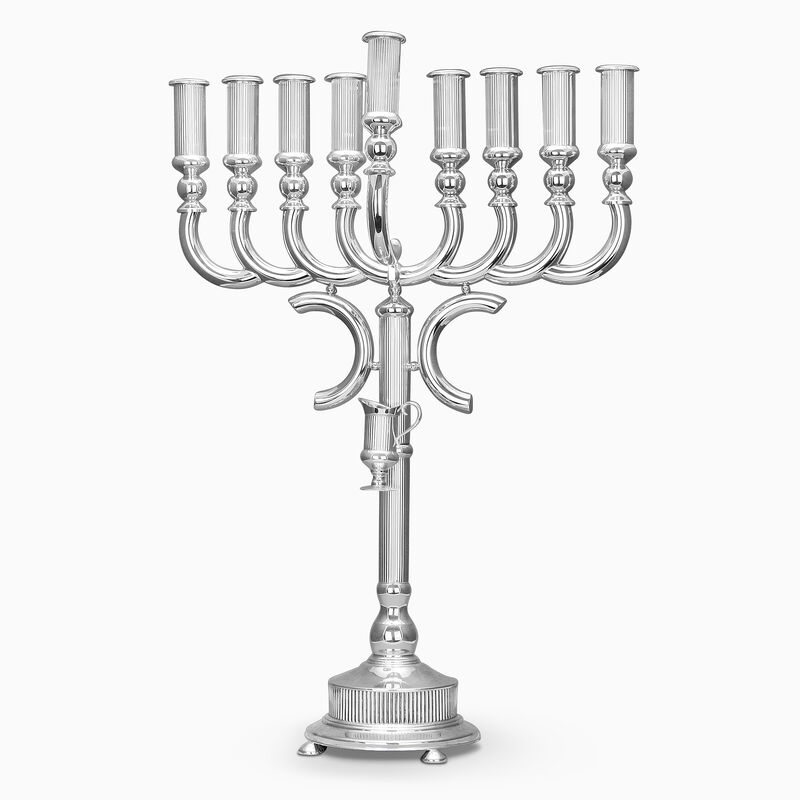 Romeo Menorah Sterling Silver