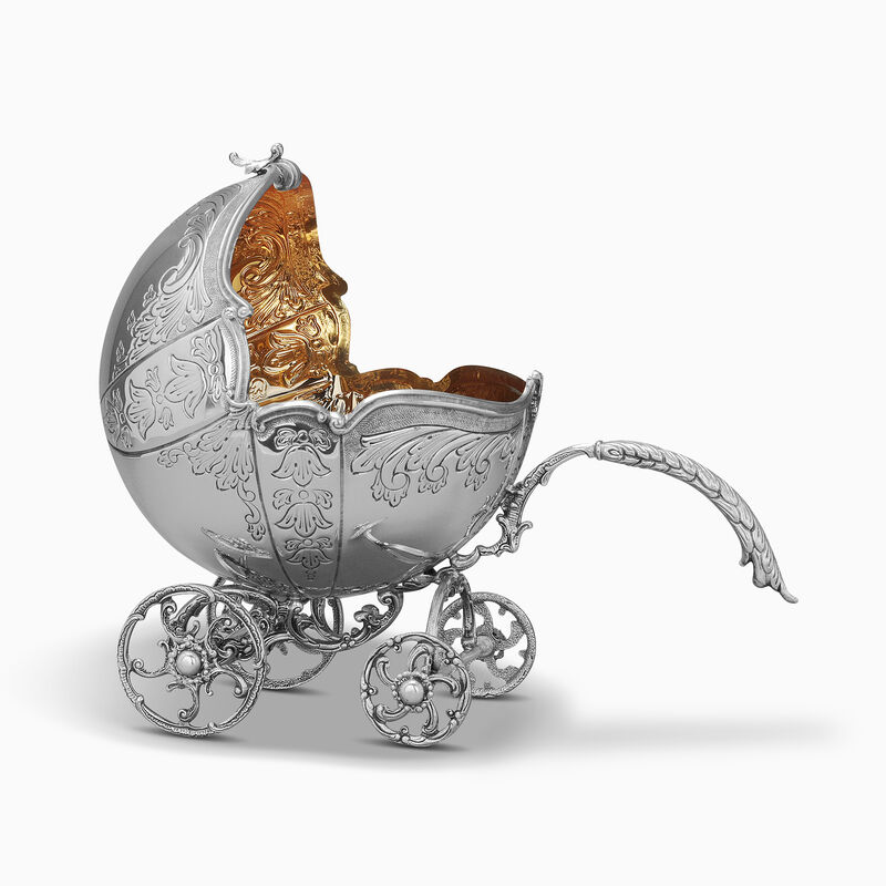 Decorated Carriage Sterling Silver