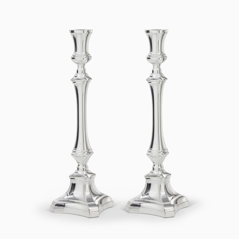 BAZEL CANDLESTICKS PLATED