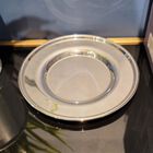 Plain Kiddush Plate Smooth Sterling Silver Large 