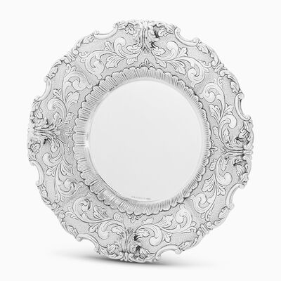 Gona Eliyahu Pesach Plate Small Sterling Silver 