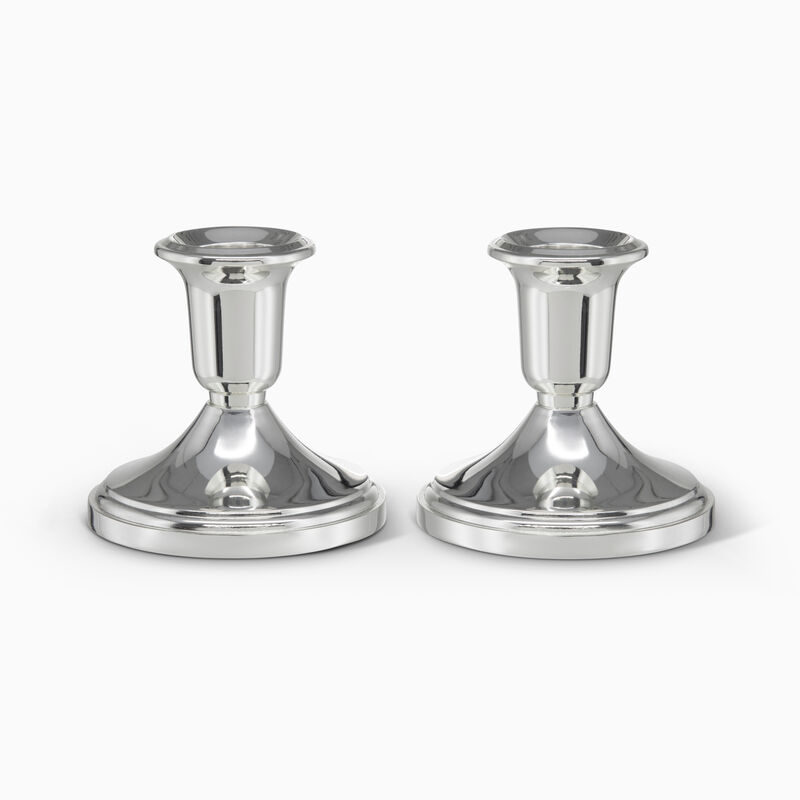 ELEGANCE CANDLESTICKS PLATED 