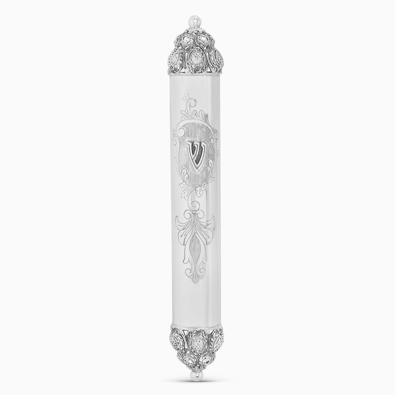 King Mezuzah Sterling Silver 