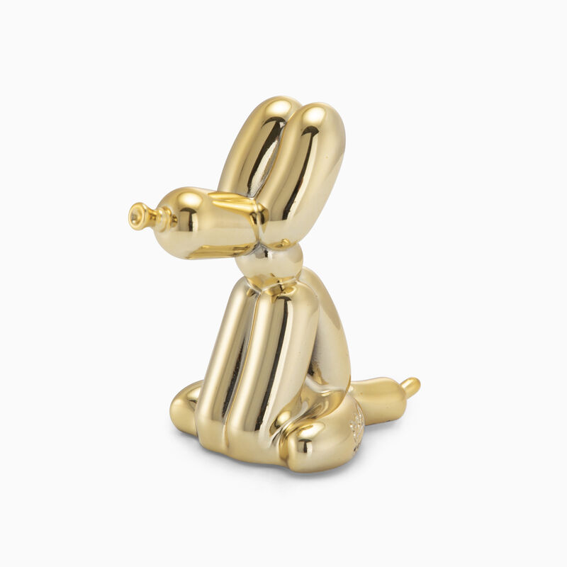 Perry Small Dog Sit (8×5×8.5) Silver-Plated