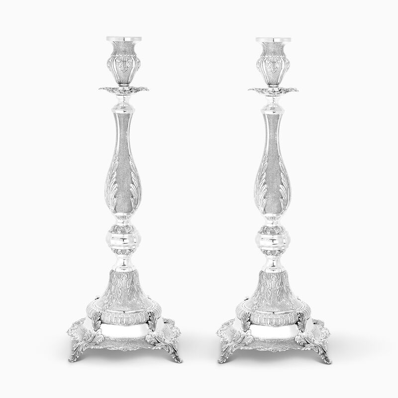 Corsica Candlesticks Sterling Silver 