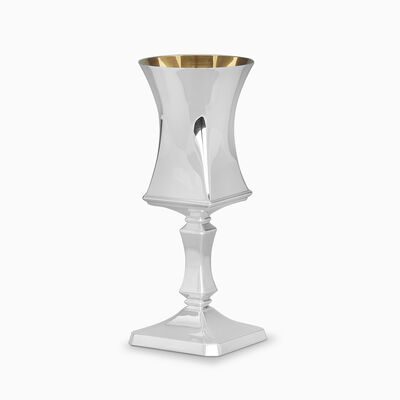BAGATELLE KIDDUSH CUP WITH STEM SMOOTH STERLING SI
