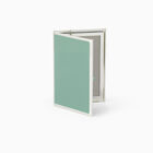 Green and Silver Enamel Double Frame Silver-Plate