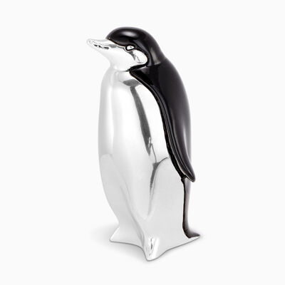 Penguin Standing Miniature Silver Plated 