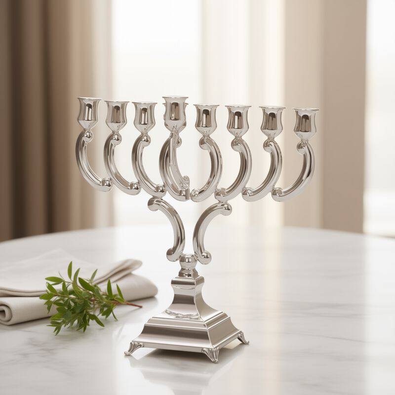 Stello Man Menorah Sterling Silver 
