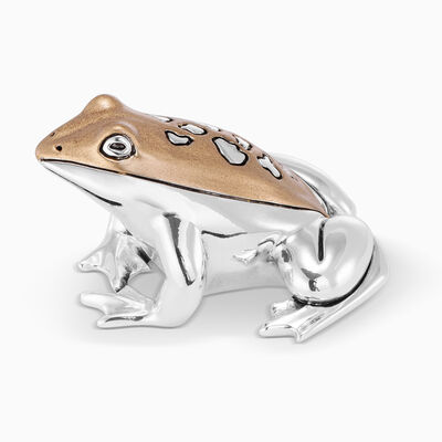 Frog Golden Miniature Silver Plated 