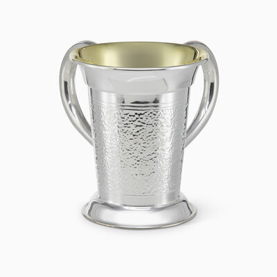 HAMMERING WASHING CUP PLATED 