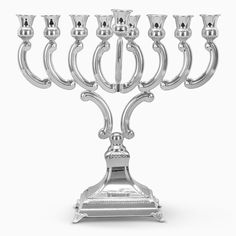 Laguna Man Smooth Menorah Small Sterling Silver 