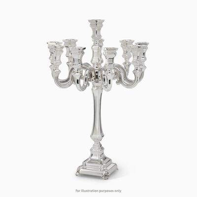 Comino Smooth Candelabra 11 Sterling Silver 