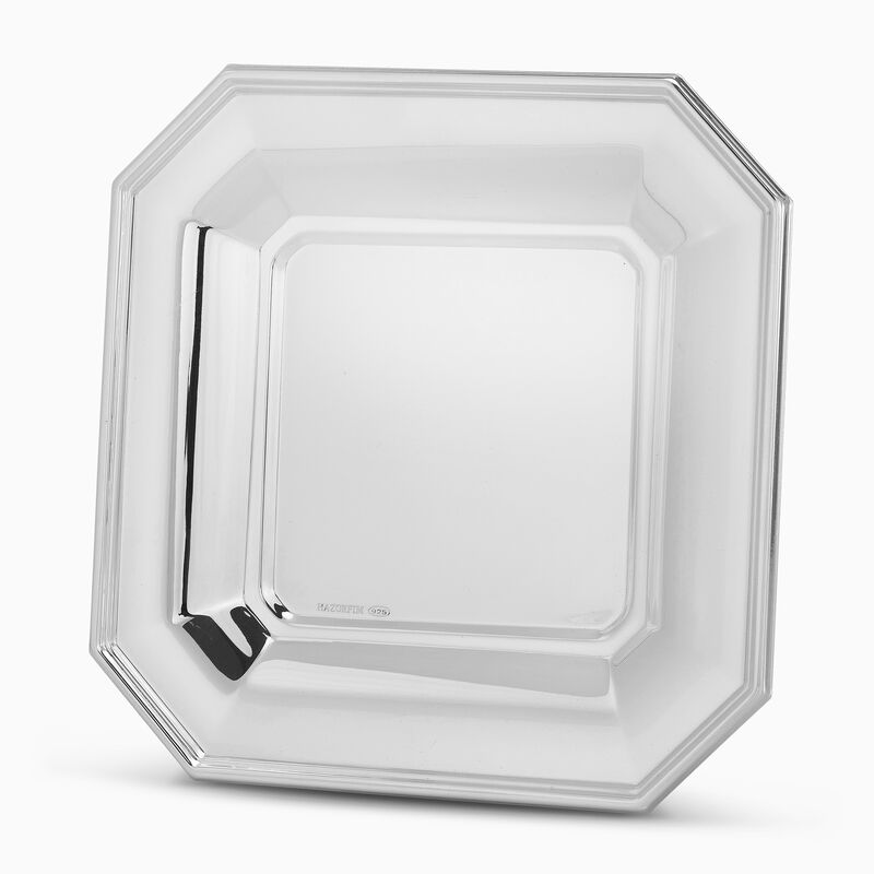 Neora Kiddush Plate Smooth Sterling Silver