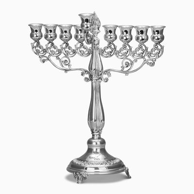 ITALIAN SILVER MENORAH LEGACY 