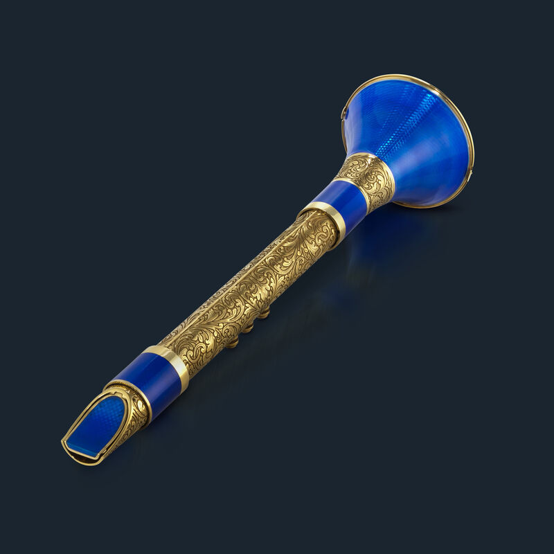 STERLING SILVER CLARINET GOLD 