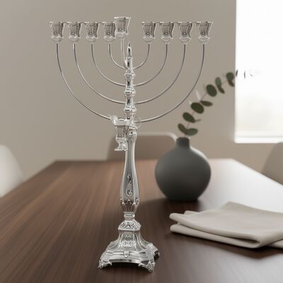 Rial Menorah Decorated Medium 