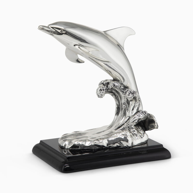 Dolphin (21/H) with Base Silver-Plated