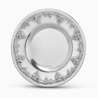 Eshkol Anavim Delicate Kiddush Plate Silver Eshkol Anavim Delicate Kiddush Plate Silver