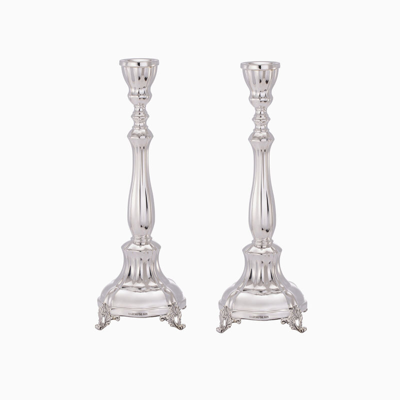 Bellagio Candlesticks Smooth Small Sterling Silver