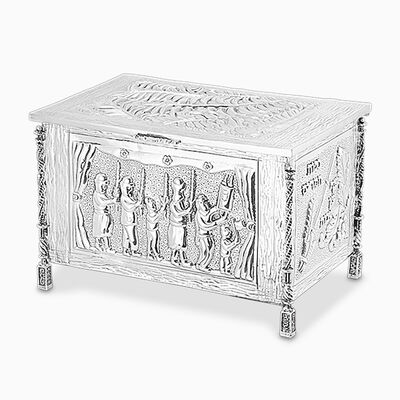 Sukkah Etrog Box Special Size Sterling Silver 