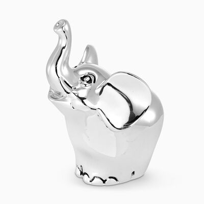 Elephant Son Miniature Silver Plated Small 