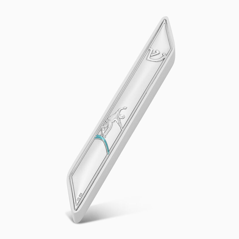 SILVER COLOR SKATEBOARD MEZUZA