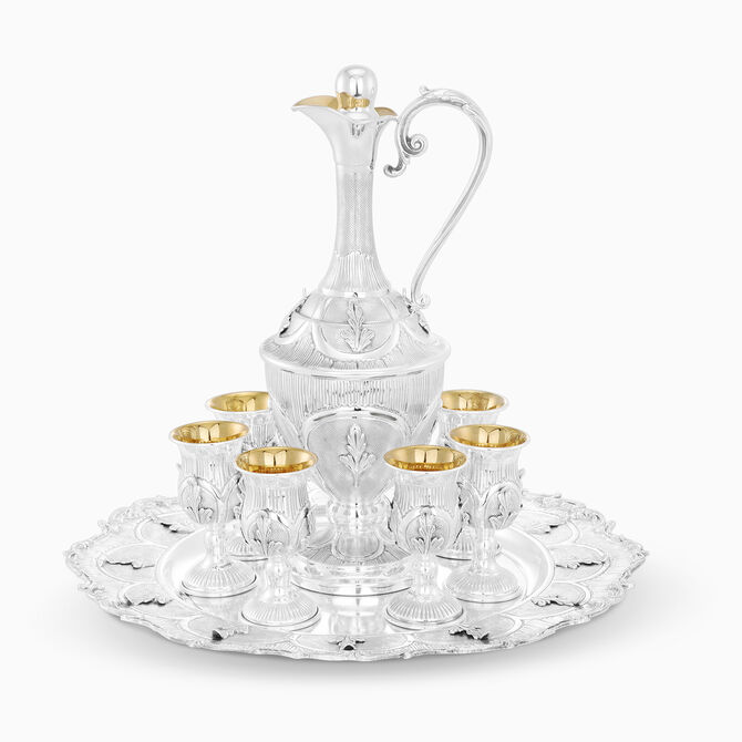 LIQUER SET BIRAN 6 CUPS