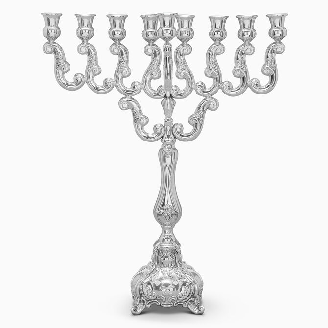 Ben Yehuda Menorah Porto Branches Sterling Silver
