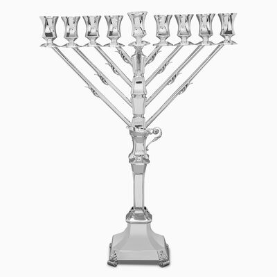 Neora Menorah Chabad Large Sterling Silver 