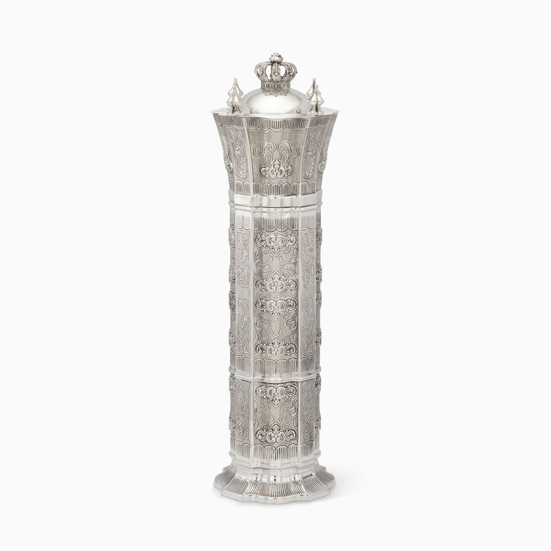 Bellagio Cobalt Towers Megilah Case Klaf 11" 