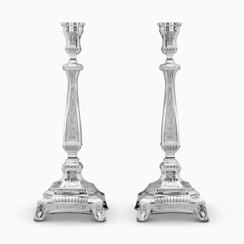 Ancona Candlesticks Large Sterling Silver 