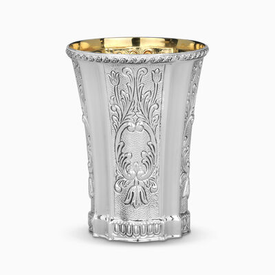 Bellagio Kiddush Cup Decorated Sterling Silver 