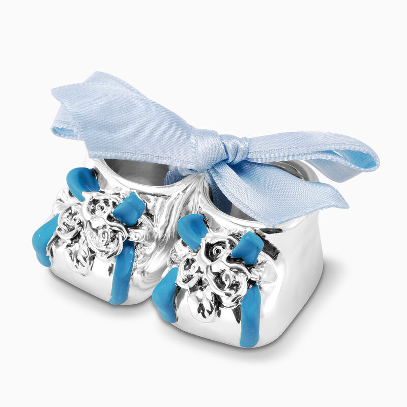 Pink Baby Shoes Silver-Plated