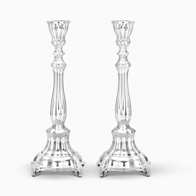 Bellagio Candlesticks Smooth Large Sterling Silver