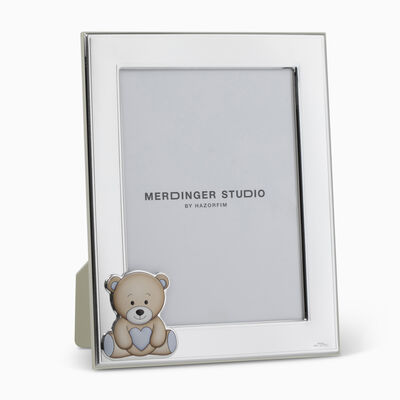 Multicolor Bear Frame Silver-Plated 