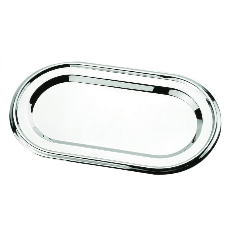 MILA SMALL OVAL TRAY PLATED 