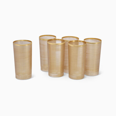 6 WINE GOBLET CUPS ROMA LINE 