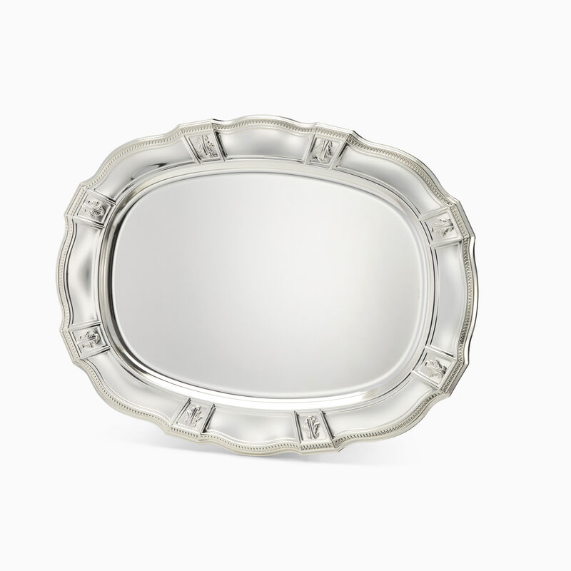 RIMINI SMOOTH TRAY (AG) PLATED 