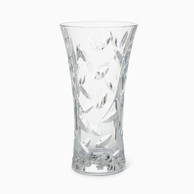 LAUROS L KRISTAL VASS PLATED 