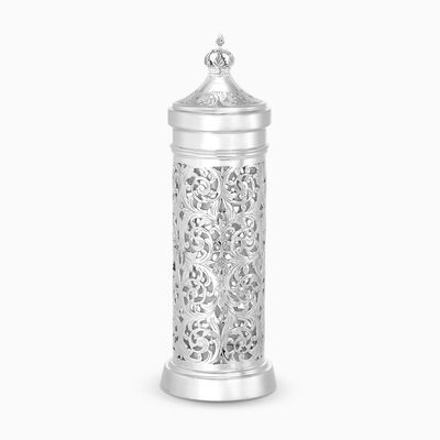 Chen Megilah Case Klaf 8.6" Sterling Silver 