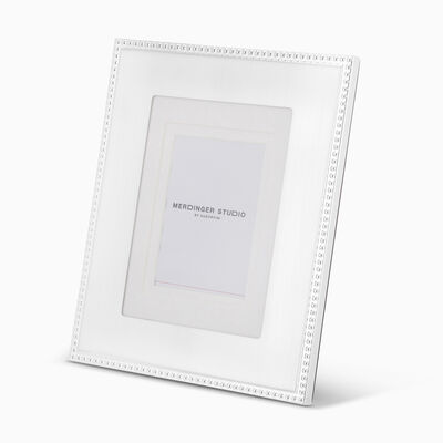 Wide Classic Silver Plated Photo Frame 