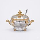 CARLOS SERVING DISH W GOLD 