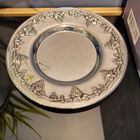 Eshkol Anavim Delicate Kiddush Plate Silver Eshkol Anavim Delicate Kiddush Plate Silver